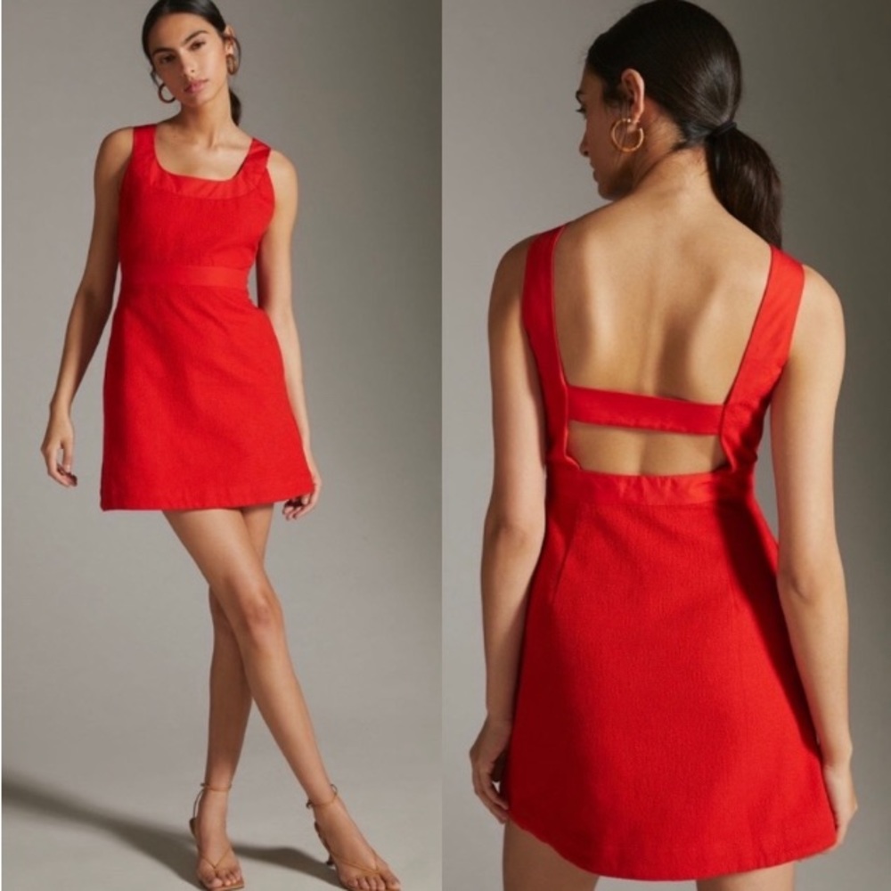 NWT. So cute. Anthropologie‎ womens plus size 18 red dress